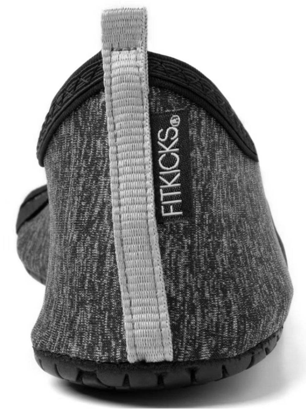 FitKicks Foldable Travel Flats Black Slip On Shoes Packable NWT Women’s 7-8 - Picture 3 of 5